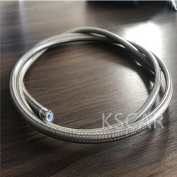1/8 不锈钢丝编织铁氟龙内芯儿刹车制动钢喉油管